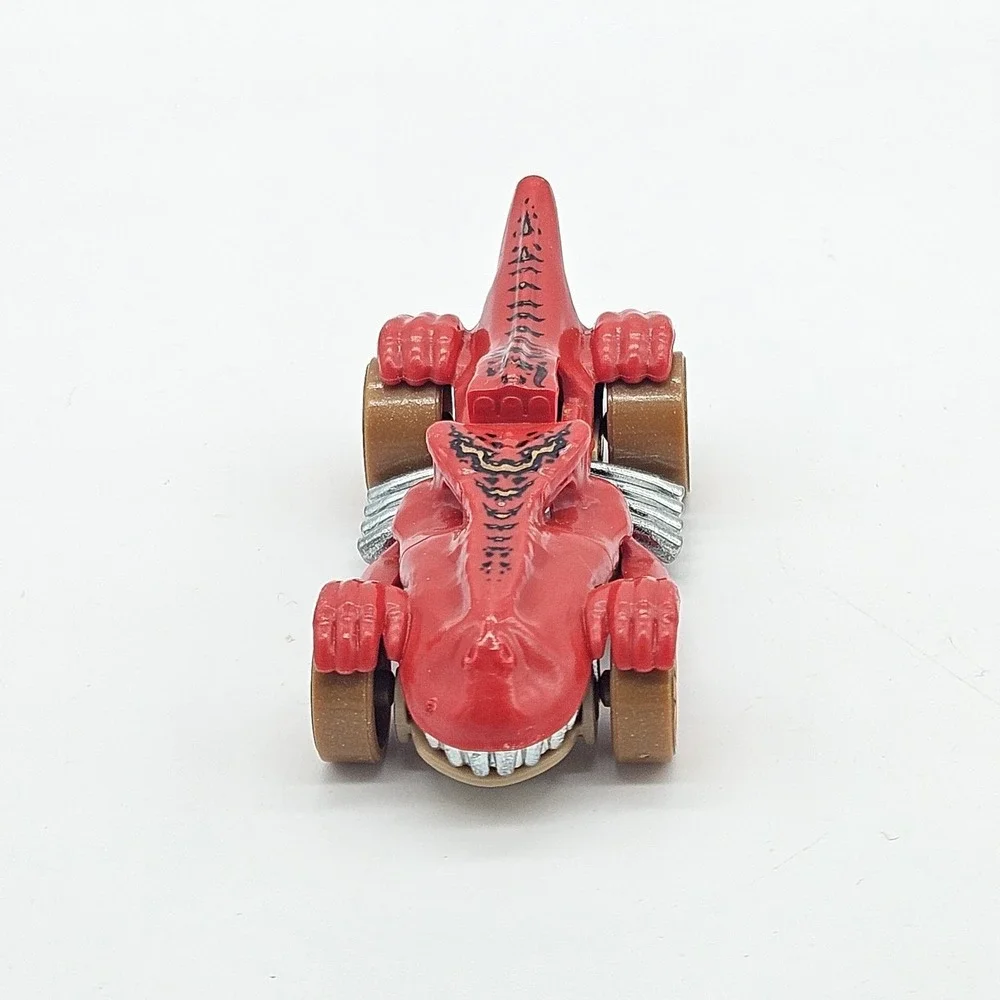 Hot Wheels T-Rextroyer Red HW Mega Bite Dinosaur T-Rex 1:64 Diecast Toy Car